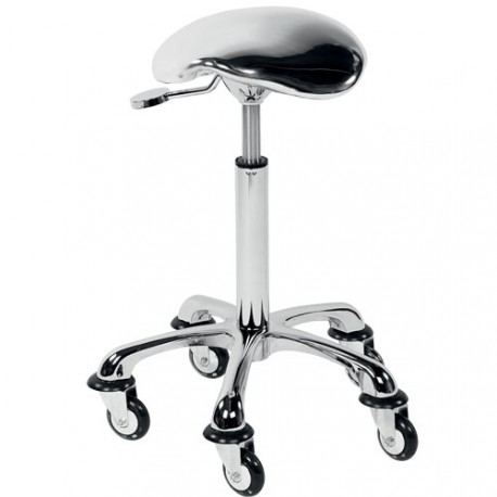 Black saddle stool