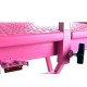 FOLDABLE GROOMING TABLE PINK PLASTIC TOP 60X45X73 (82) CM 8 KG WITH ARM