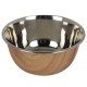 STAINLESS STEEL BOWL WOOD DESIGN