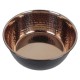 BLACK BOWL HAMMERED COPPER