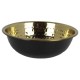 BOWL BLACK / GOLDEN HAMMERED