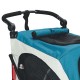 STROLLER AVENTURA-XL GREY-RED FOR DOGS UNDER 45KG