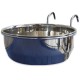 STAINLESS STEEL BOWL WITH HOOK SUPPORT