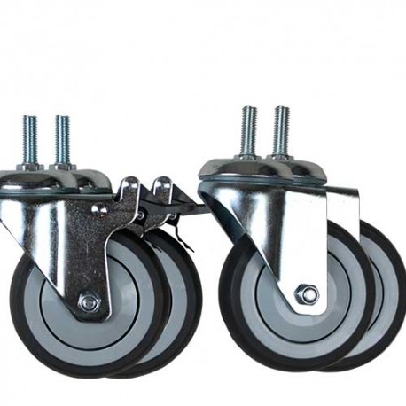 Set of 4 wheels with brake for Callisto electric table