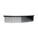 Brass Black Curved Comb