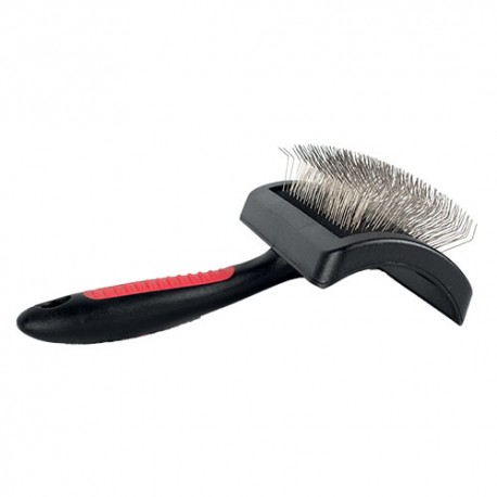 Idealdog Professional Slicker Brush Lucia Medium Long Soft Pins