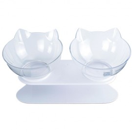 Cat anti slip double bowl