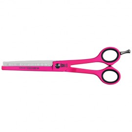 THINNING SCISSORS 16,5CM ROSE LINE SHOCK PINK 90G