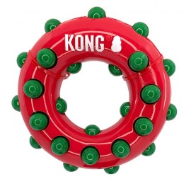 Kong Holiday Dotz Ring SM 8.89 cm - 90 g