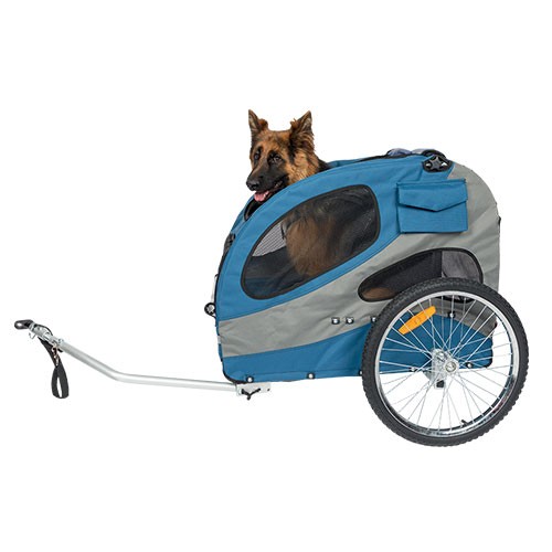 Bicycle Parts Petsafe Happy Ride Pet Bicycle Trailer Petsafe Blue