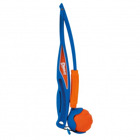 CHUCK IT FETCH & FOLD 25M LAUNCHER - WITH 1 BALL - 40 CM