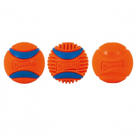 CHUCK IT FETCH MEDLEY GEN 3 MEDIUM - 3 PACK DIAM 6,35 CM