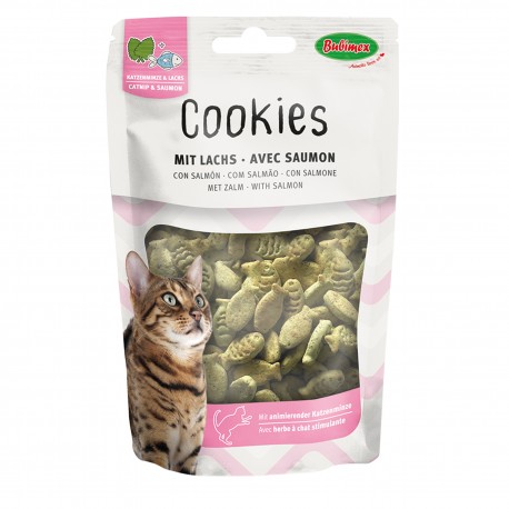 CATNIP AND SALMON COOKIES - 50GR