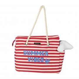 SUMMER VIBES BAG 41*19*32CM-RED