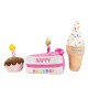 "BIRTHDAY" PLUSH TOYS SET-3PCS