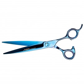 STRAIGHT SCISSORS PHOENIX GRAND BLEU 19 CM WITH LARGE BLADES