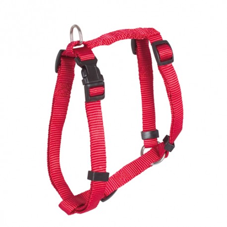 Doogy classic nylon harness - red