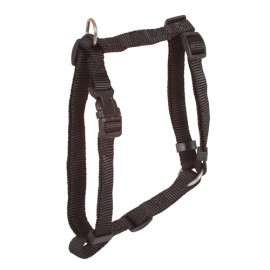 Doogy classic nylon harness - black