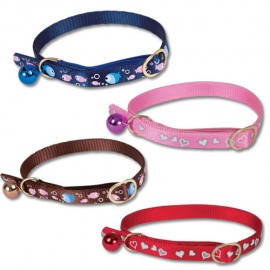 Doogy 3 lines strass cat collars