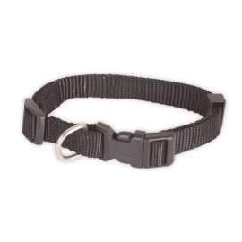 Doogy classic nylon collar - black