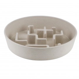 SLOW FEED BOWL MADE FROM RECYCLED MATERIAL