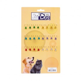 Idealdog display of 24 colored bells