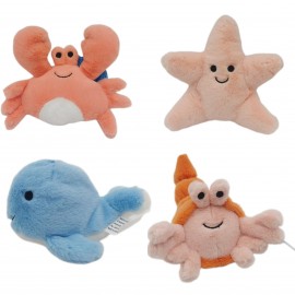 SET OF 4 PLUSHES «SEA TREASURE»