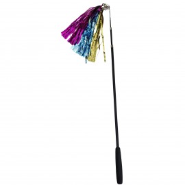 Telescopic fishing rod rustling paper