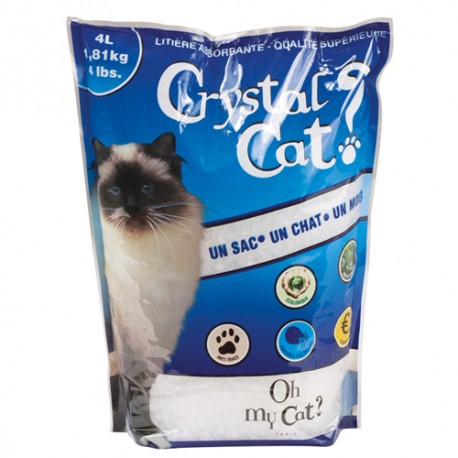 Crystal cat litter - 4 liters bag