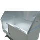 Fixed frame stainless steel grooming bathtub