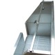 Fixed frame stainless steel grooming bathtub