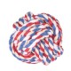 Coloured rope ball